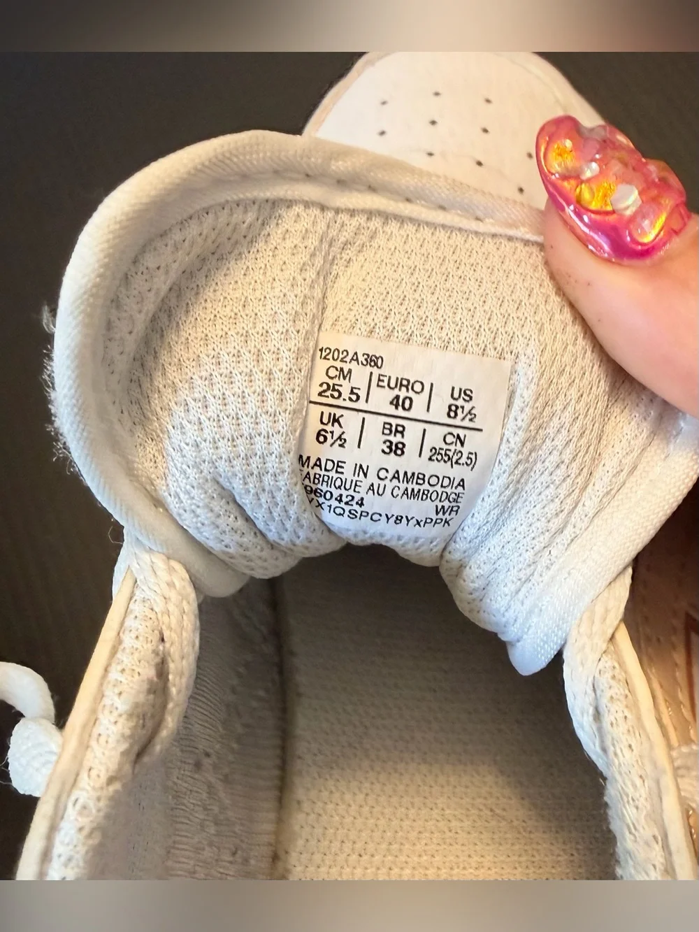 Asics Off-White & Beige Platform Sneakers
